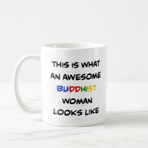 Caneca De Café mulher budista, incrível