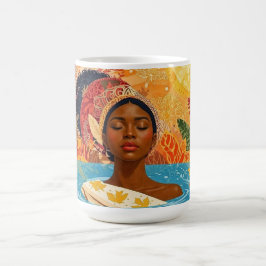 Caneca De Café Mulher Calma 