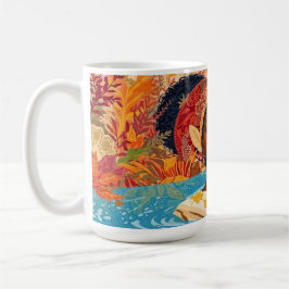 Caneca De Café Mulher Calma 