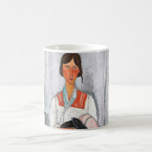 Caneca De Café Mulher cigana com bebê, Modigliani