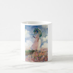 Caneca De Café Mulher com Parasol, Claude Monet, 1886