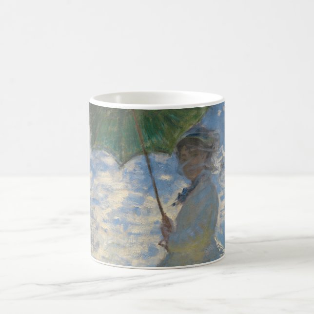 Caneca De Café Mulher com Parasol - Madame Monet e seu filho (Centro)