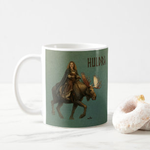 Caneca De Café Mulher da Floresta Huldra Nórdica
