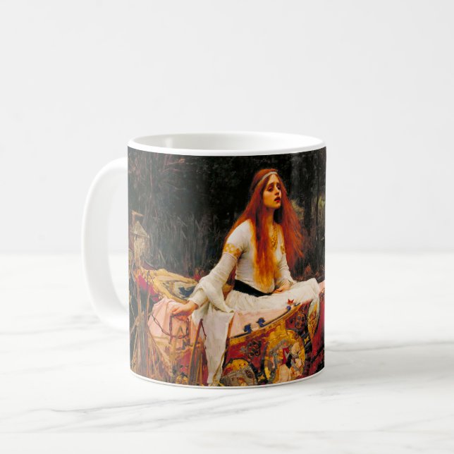 Caneca De Café Mulher-d'água de Shalott (Frente Esquerda)