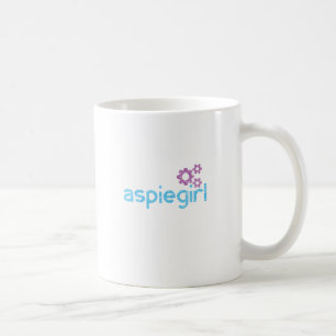 Caneca De Café Mulher de Aspiegirl com Aspergers