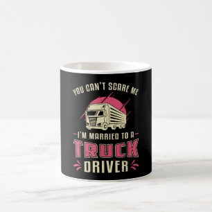 Caneca De Café Mulher de caminhoneiros... Casei-me com uma esposa
