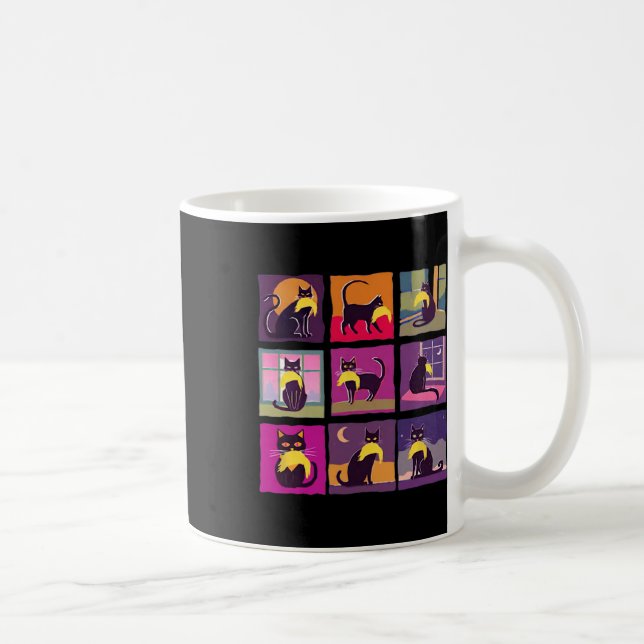 Caneca De Café Mulher De Gato Engraçada E Sem Frio Com Cabelo De  (Direita)