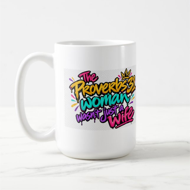 Caneca De Café mulher de Provérbios 31 (Esquerda)