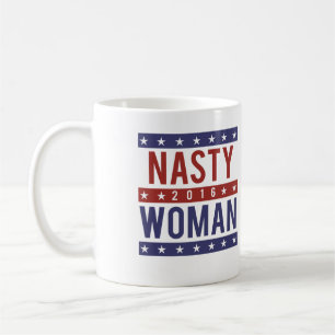 Caneca De Café Mulher desagradável para o presidente 2016 -- Ele