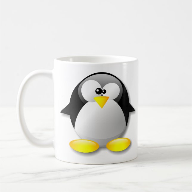 CANECA DE CAFÉ MULHER DO HOMEM DE TUX (Esquerda)