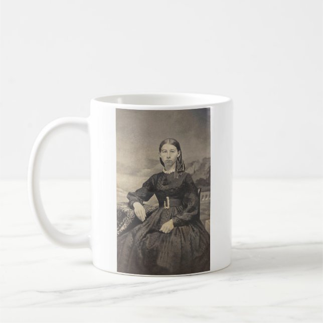 Caneca De Café Mulher do século XVIII - Mug de café com assento (Esquerda)