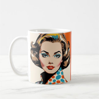 Caneca De Café Mulher dos anos 60
