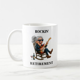Caneca De Café Mulher Engraçada Aposentadoria