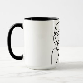 Caneca De Café Mulher Engraçada Com Seu Café