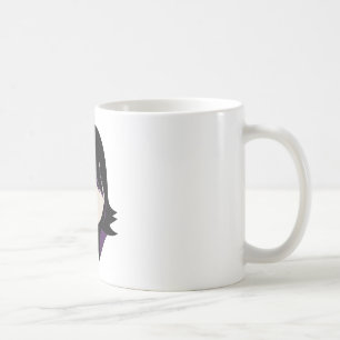 Caneca De Café Mulher Espiã Gótica Em Roxo