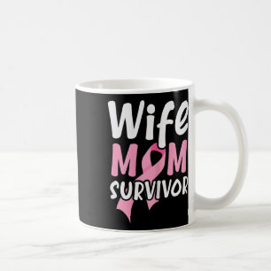 Caneca De Café Mulher Esposa Mãe Sobrevivente Orgulhosa Apoiadora