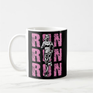 Caneca De Café Mulher Executa Triatlon