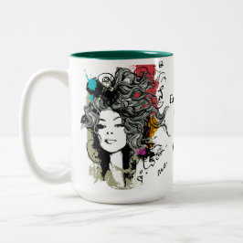Caneca De Café Mulher Forte, com capacidade para personalizar Mug