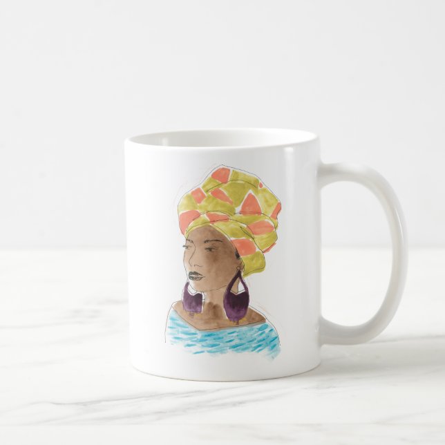 Caneca De Café Mulher Forte e Bonita (Direita)