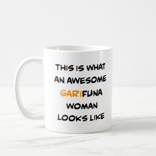 Caneca De Café mulher garifuna, incrível (Esquerda)