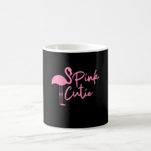 Caneca De Café Mulher Gelada Rosa Flamingo  Fita rosa  Flamingo