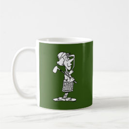 Caneca De Café Mulher Golfer Mug