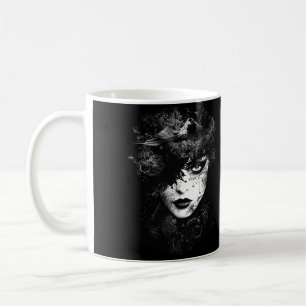 Caneca De Café Mulher Gótica