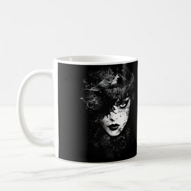 Caneca De Café Mulher Gótica (Esquerda)