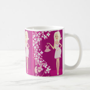 Caneca De Café mulher grávida loira