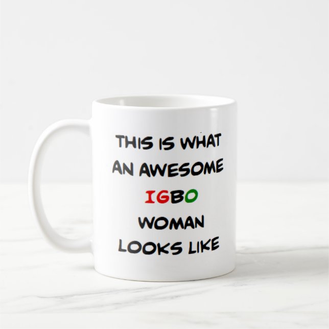 Caneca De Café mulher igbo, incrível (Esquerda)
