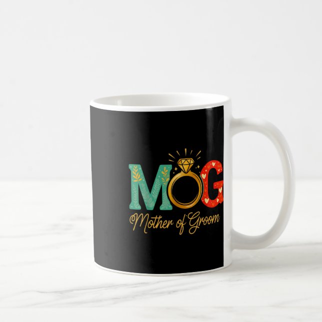 Caneca De Café Mulher Mãe Da Noiva Mob Mog Mãe Casando De Volta (Direita)