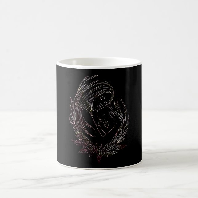 Caneca De Café Mulher Mãe, Filhinha, Parteira Doula (Centro)