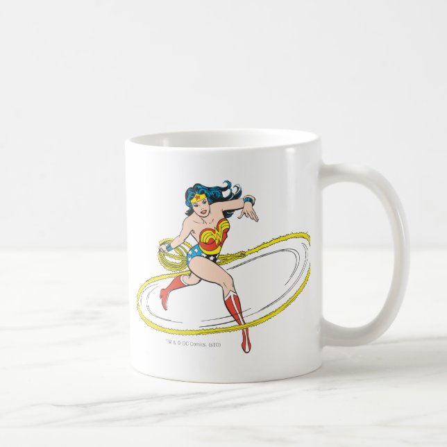 Caneca De Café Mulher Maravilha Circlamada com Laço (Direita)