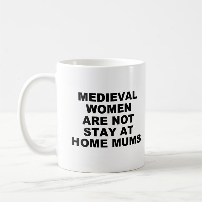Caneca De Café Mulher Medieval Mug (Esquerda)