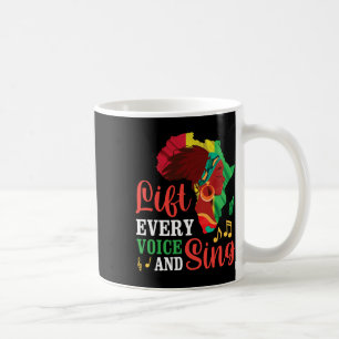 Caneca De Café Mulher Negra Levante Toda Voz E Cante História Neg
