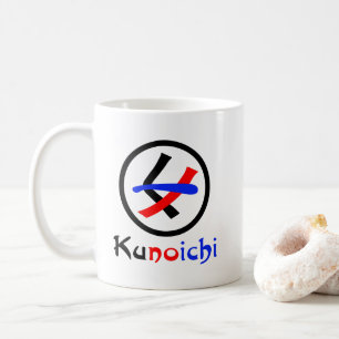 Caneca De Café Mulher Ninja Kunoichi く ノ 一