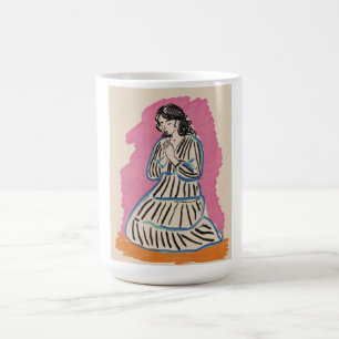 Caneca De Café Mulher Orando