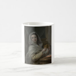 Caneca De Café Mulher retratada como Virgem Vestal (Roma Antiga)