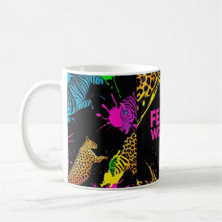 Caneca De Café Mulher Selvagem e Feral