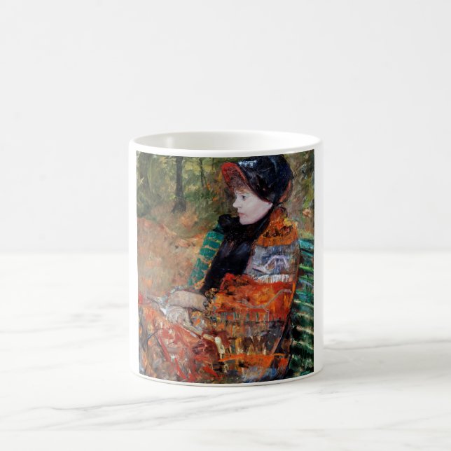 Caneca De Café Mulher sentada no banco, Mary Cassatt (Centro)