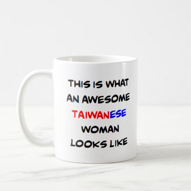 Caneca De Café mulher taiwanesa, incrível (Esquerda)