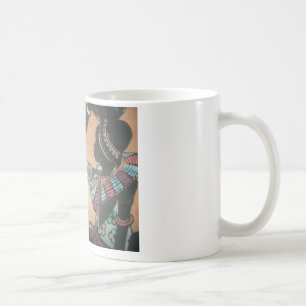Caneca De Café Mulher Tradicional Africano Impressão Maasai