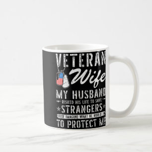 Caneca De Café Mulher Veterana Esposa Veterana Exército Veterano