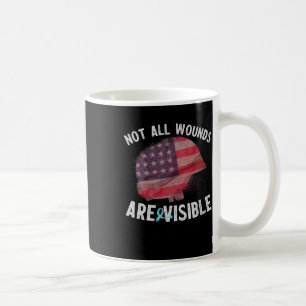 Caneca De Café Mulher Veterana Militar Posto Traumático Ptsd Ment