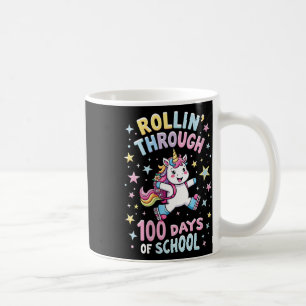 Caneca De Café Mulheres 100 Dias De Professora De Meninas Escolar