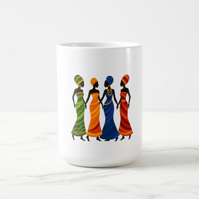 Caneca De Café Mulheres africanas (Centro)
