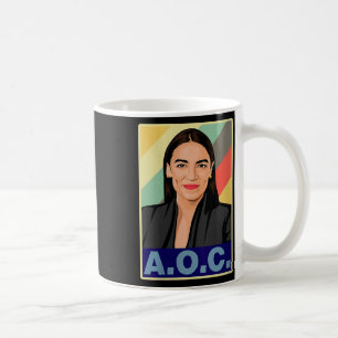 Caneca De Café Mulheres Aoc Alexandria Ocasio-cortez Primeira Mul