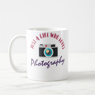 Caneca De Café Mulheres Apenas Uma Menina Que Ama Fotografia Fof