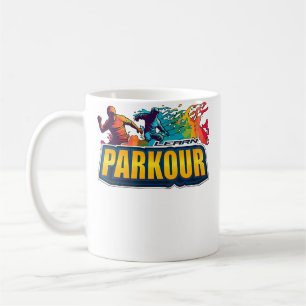 Caneca De Café Mulheres Aprendem Parkour Freerunning Esporte Extr
