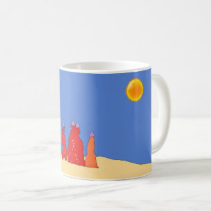 Caneca De Café Mulheres carregandos no deserto de Thar - Índia